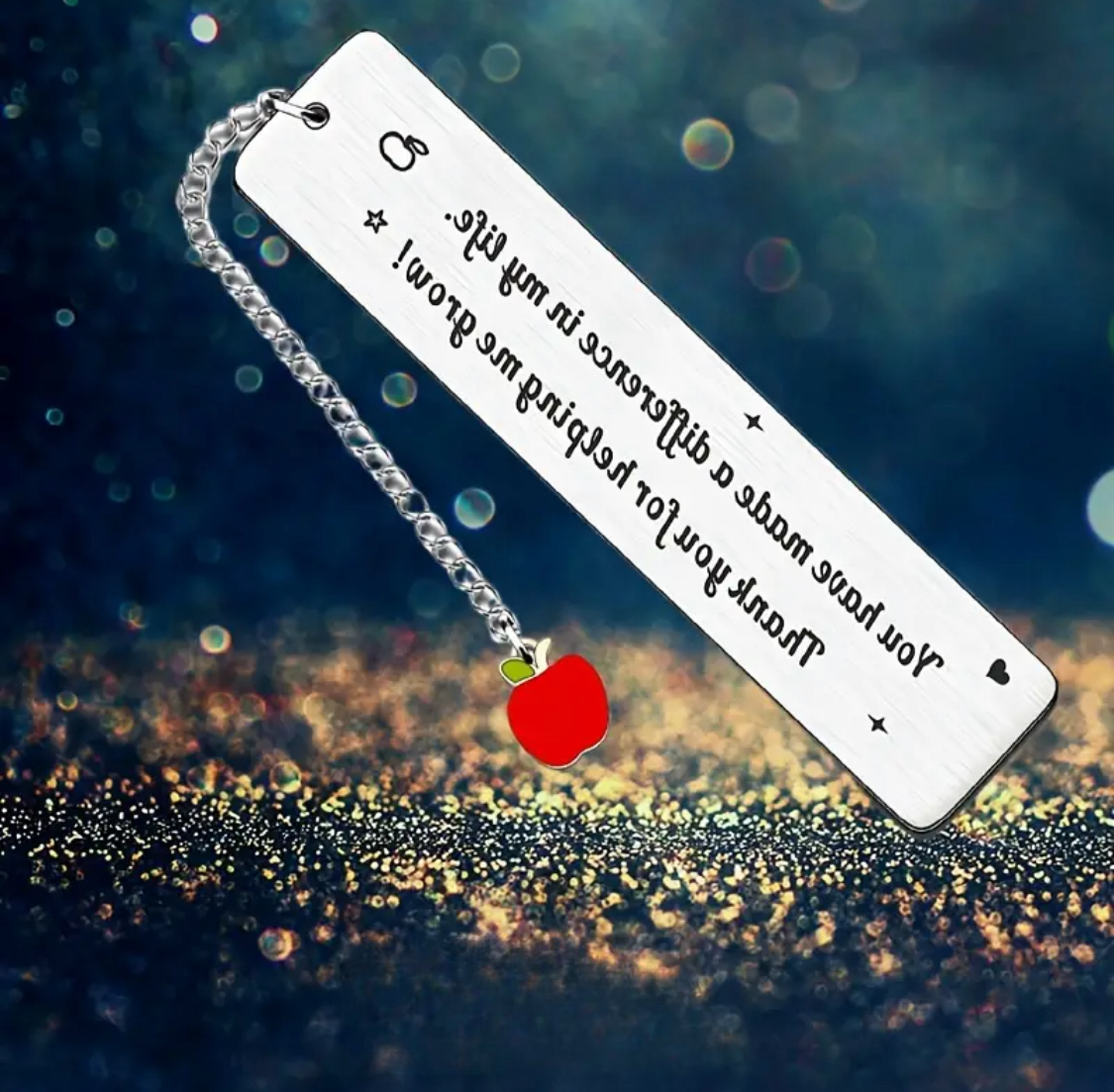 Stainless Steel Bookmark, Thank You Gift, Bookmark Gift