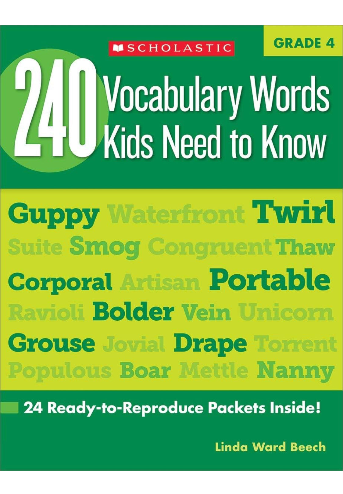 240 Vocabulary Words Kids Need to know 6 books