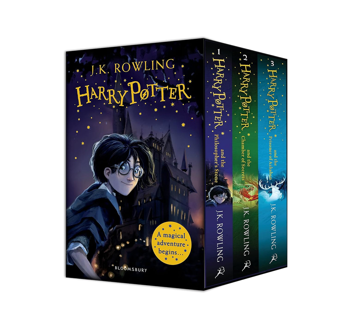 Harry Potter 1–3 Box Set: A Magical Adventure Begins Paperback