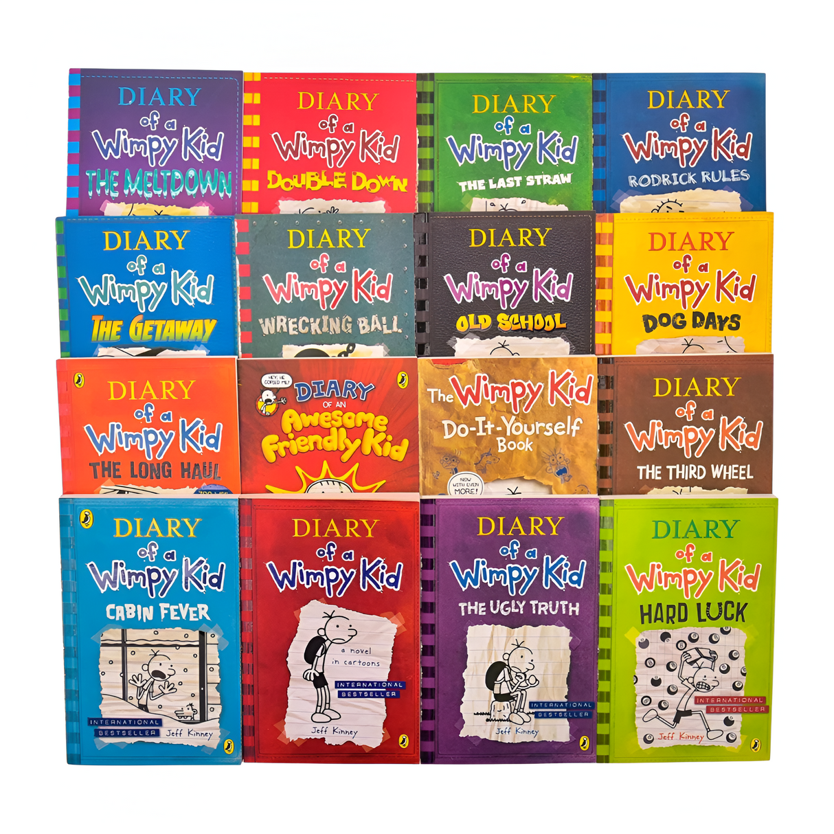Diary of a Wimpy Kid 16 Books