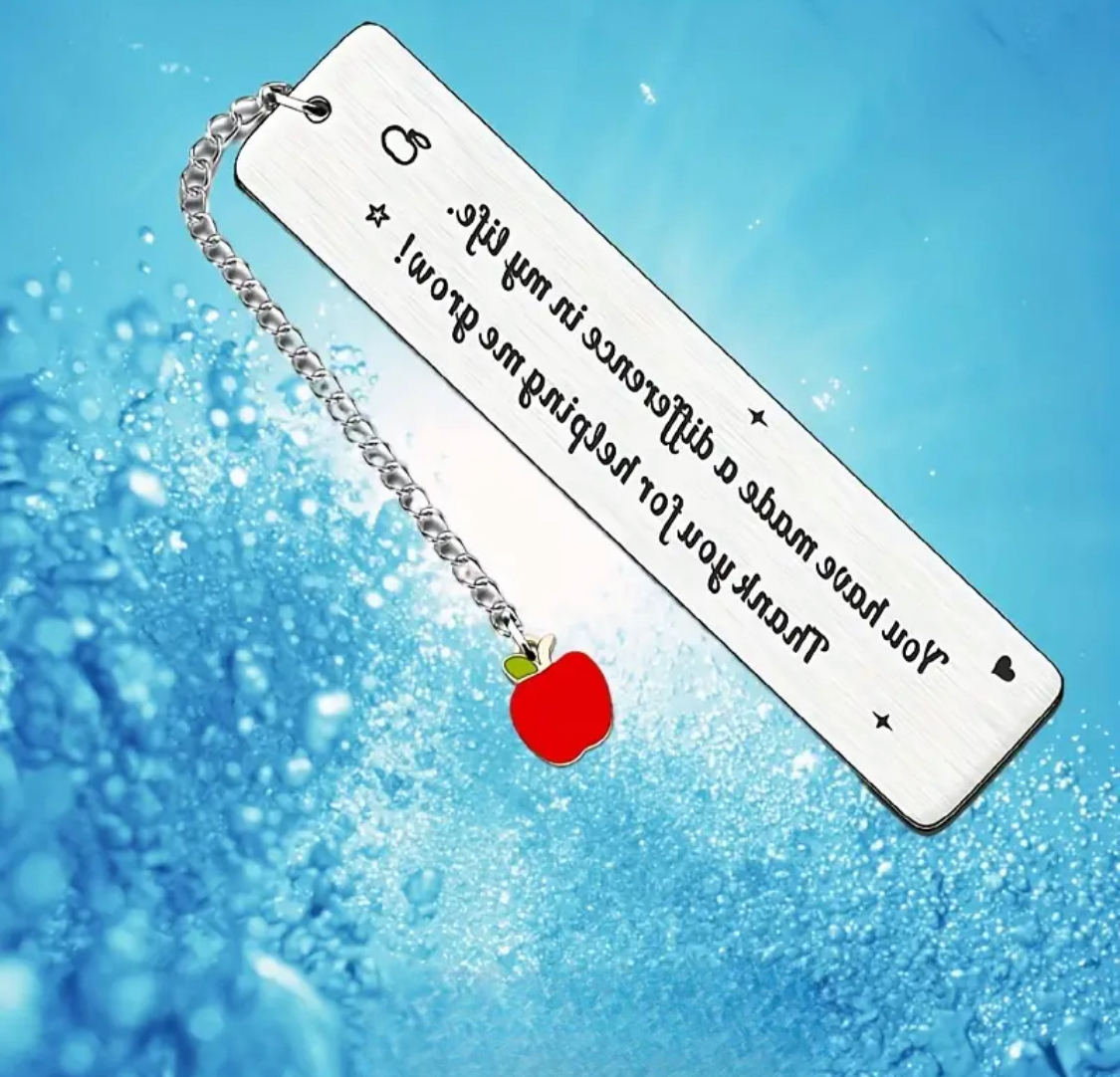 Stainless Steel Bookmark, Thank You Gift, Bookmark Gift