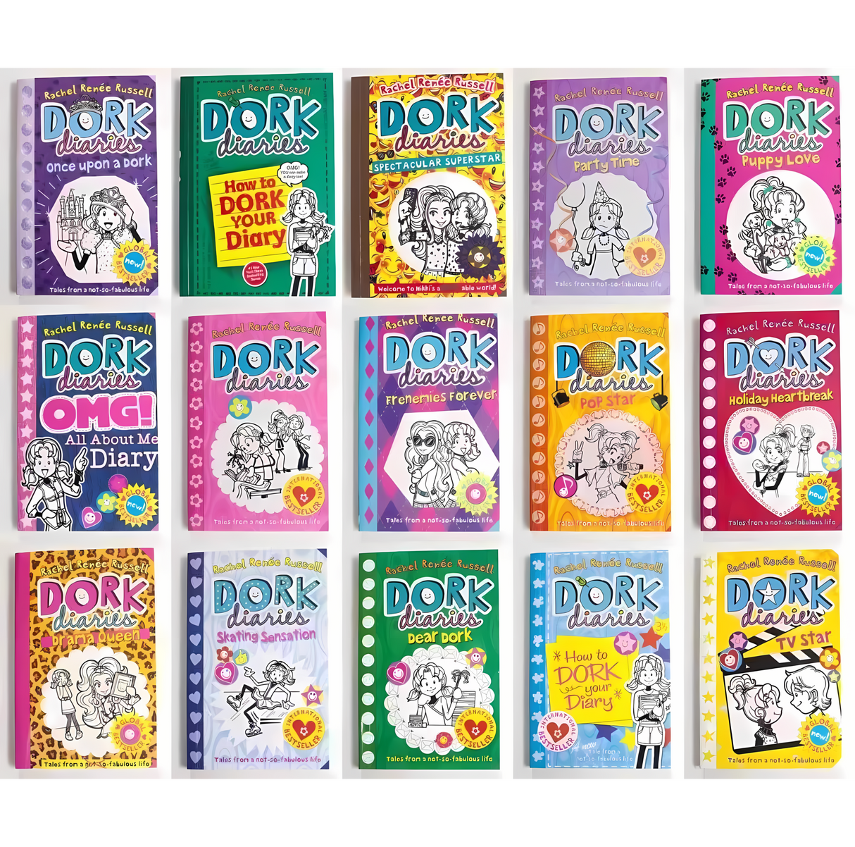 Dork Diaries boxed set 18 books