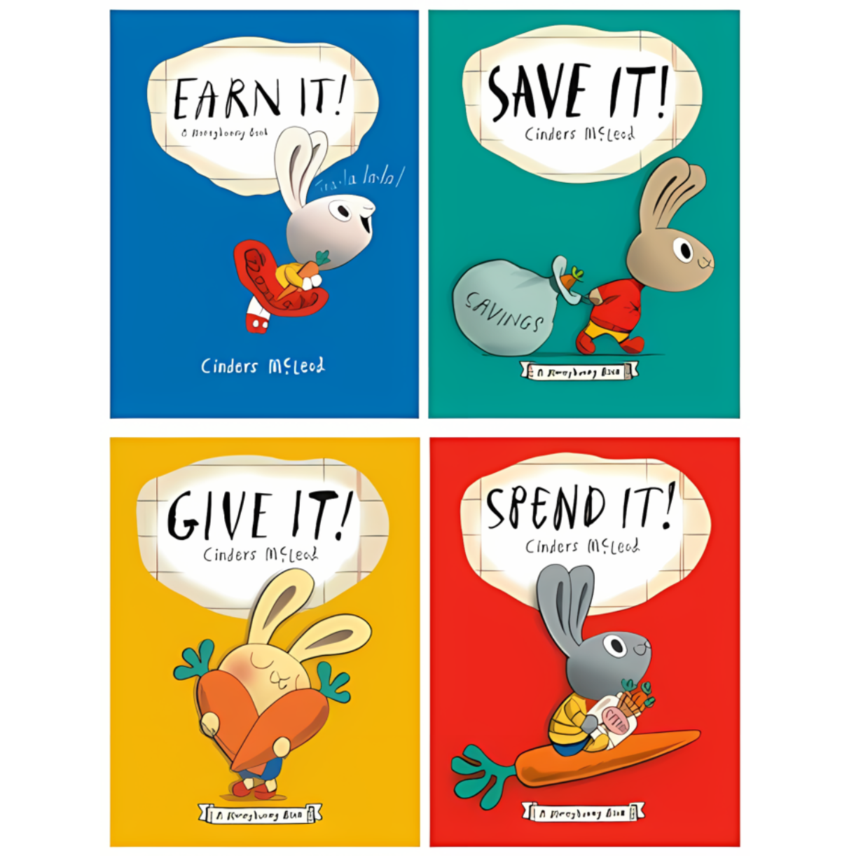 A Money bunny Book Series 4 Books Set