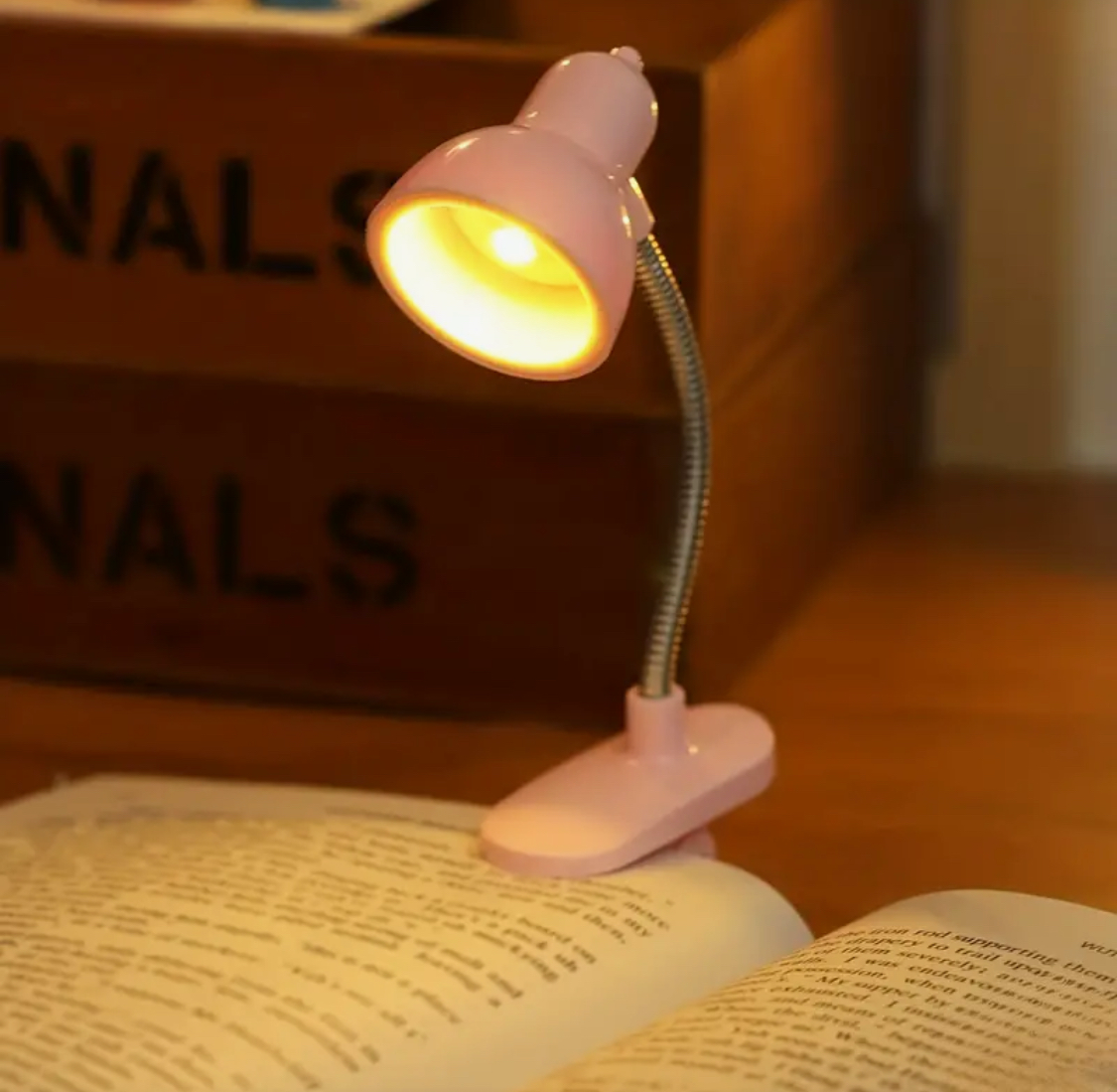 Mini Eye Protection Reading Book Light, Book Lamp With Clip, Bright Warm Mini Desk Clip Lamp Including Battery, Portable Adjustable Arm Night Reading Book Lamps For Home