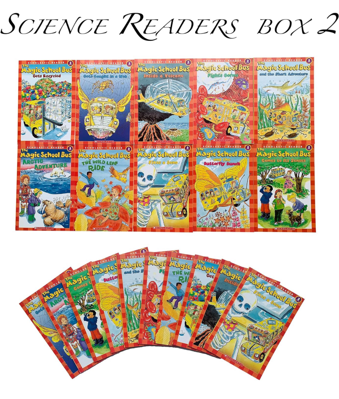The Magic School Bus Science Readers Box 23 books