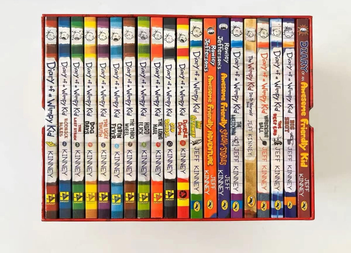 Diary of a Wimpy Kid box of Books 21 books