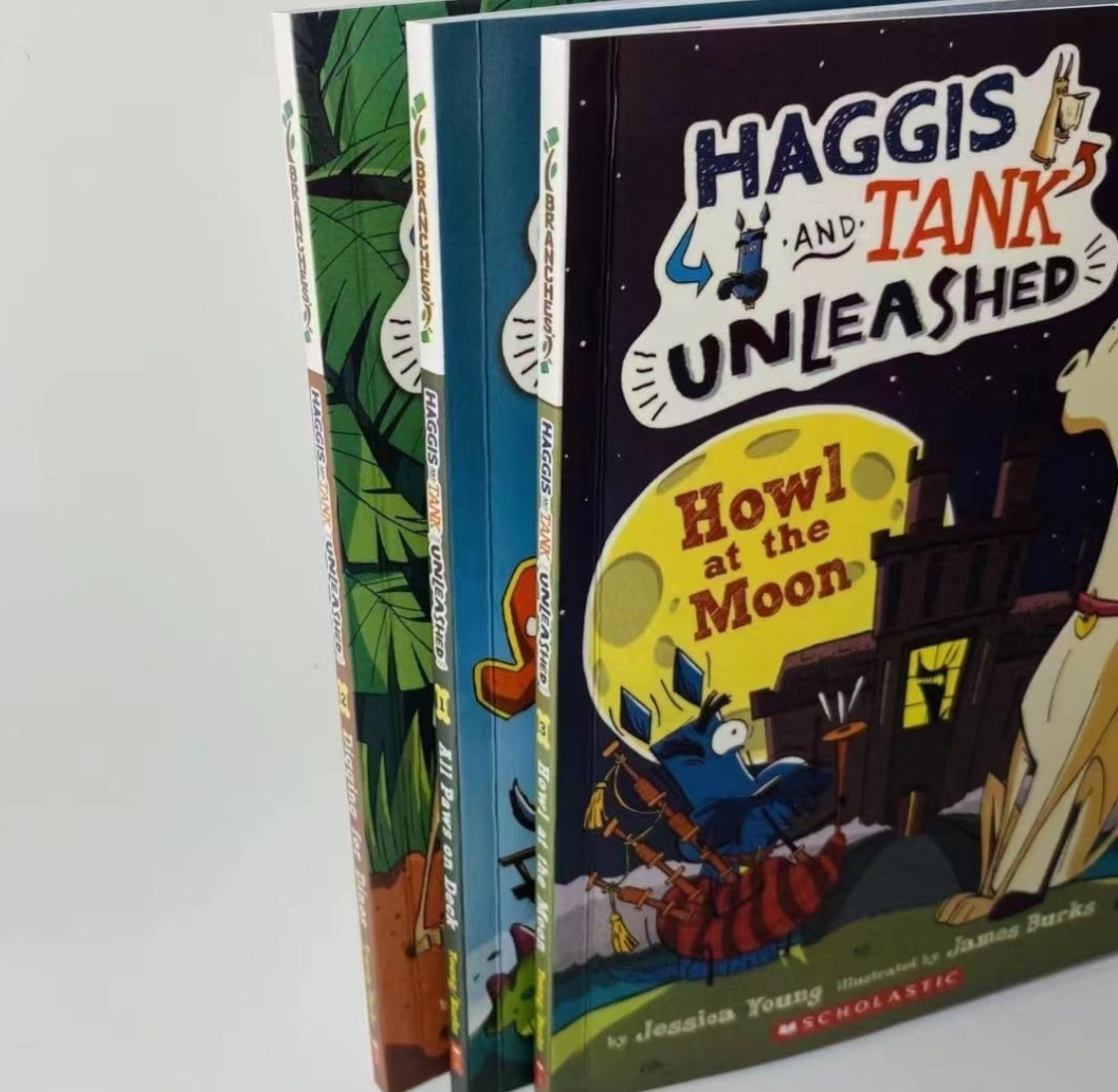 Haggis and Tank Unleashed Three English Learning Music Books (3 books)