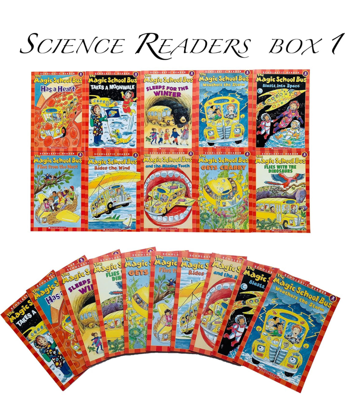 The Magic School Bus Science Readers Box 23 books