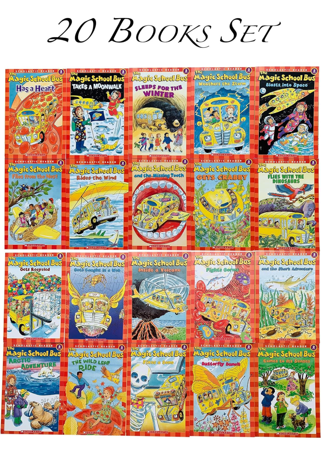 The Magic School Bus Science Readers Box 23 books