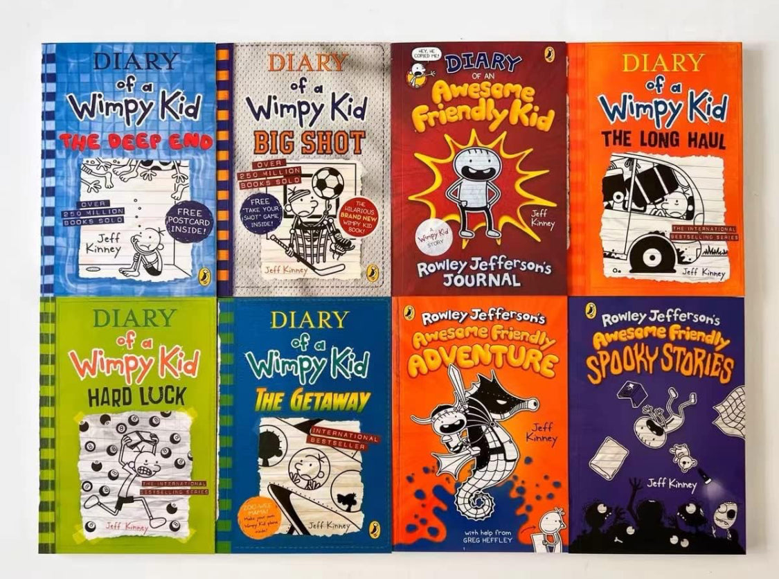 Diary of a Wimpy Kid box of Books 21 books