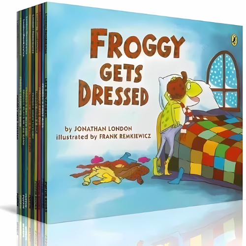 I Can Read Froggy Kids Classical Story Children Early Education English Picture Story Reading Book (10 books)