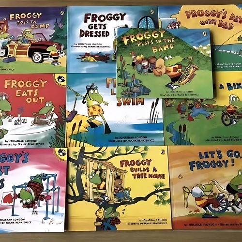 I Can Read Froggy Kids Classical Story Children Early Education English Picture Story Reading Book (10 books)