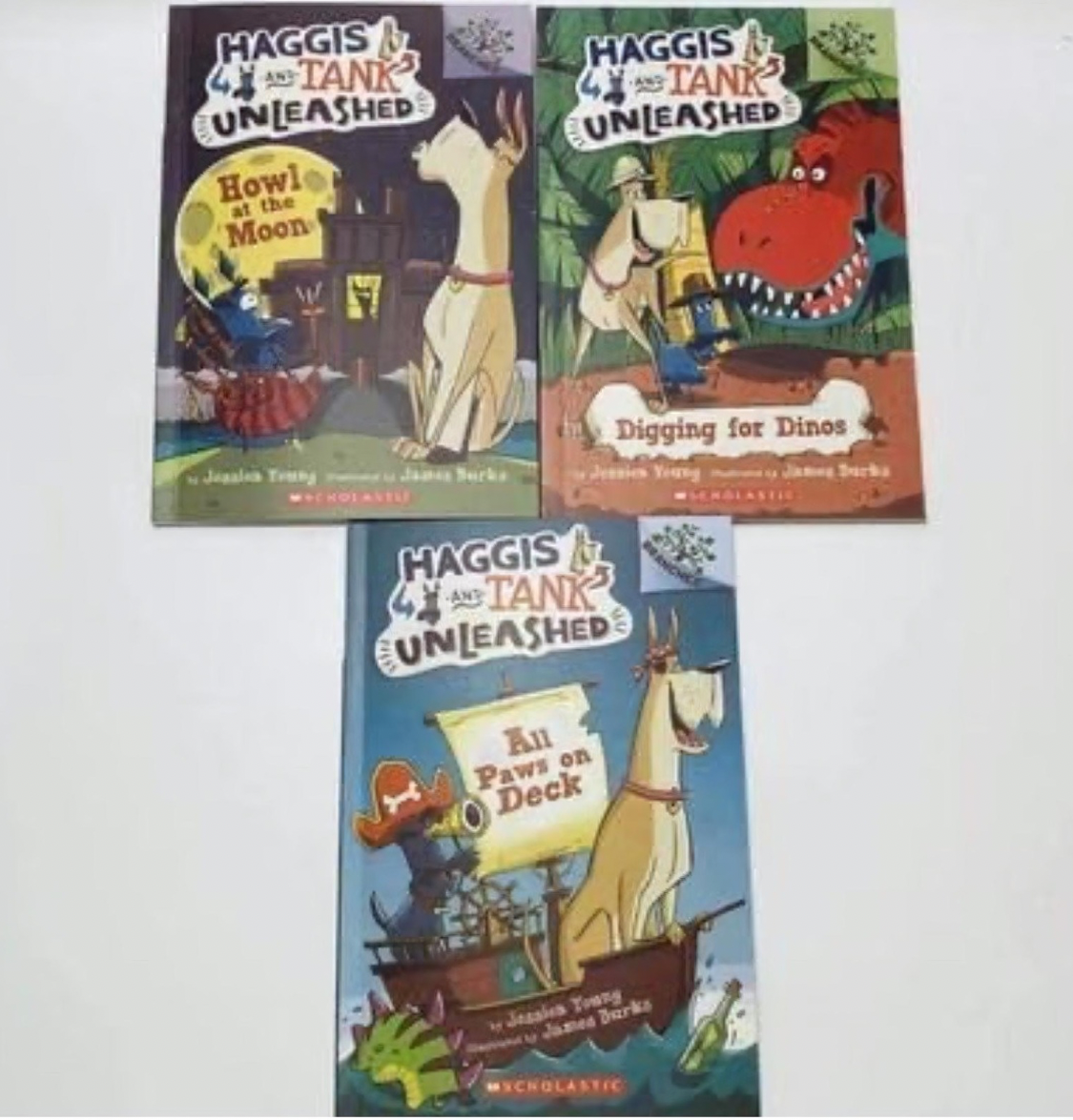 Haggis and Tank Unleashed Three English Learning Music Books (3 books)