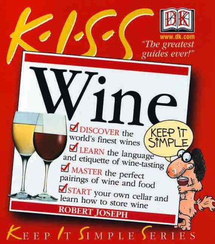 Book cover of 'Wine' by Robert Joseph from the Keep It Simple Series with DK Publishing logo.