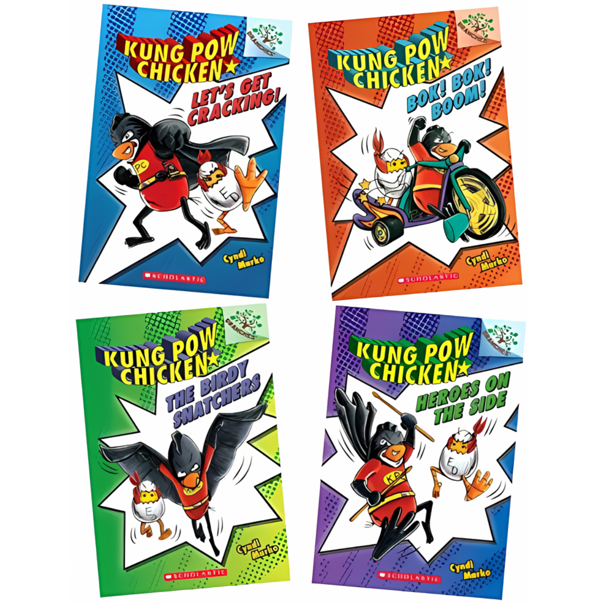 Kung Pow Chicken Set of 4 Books