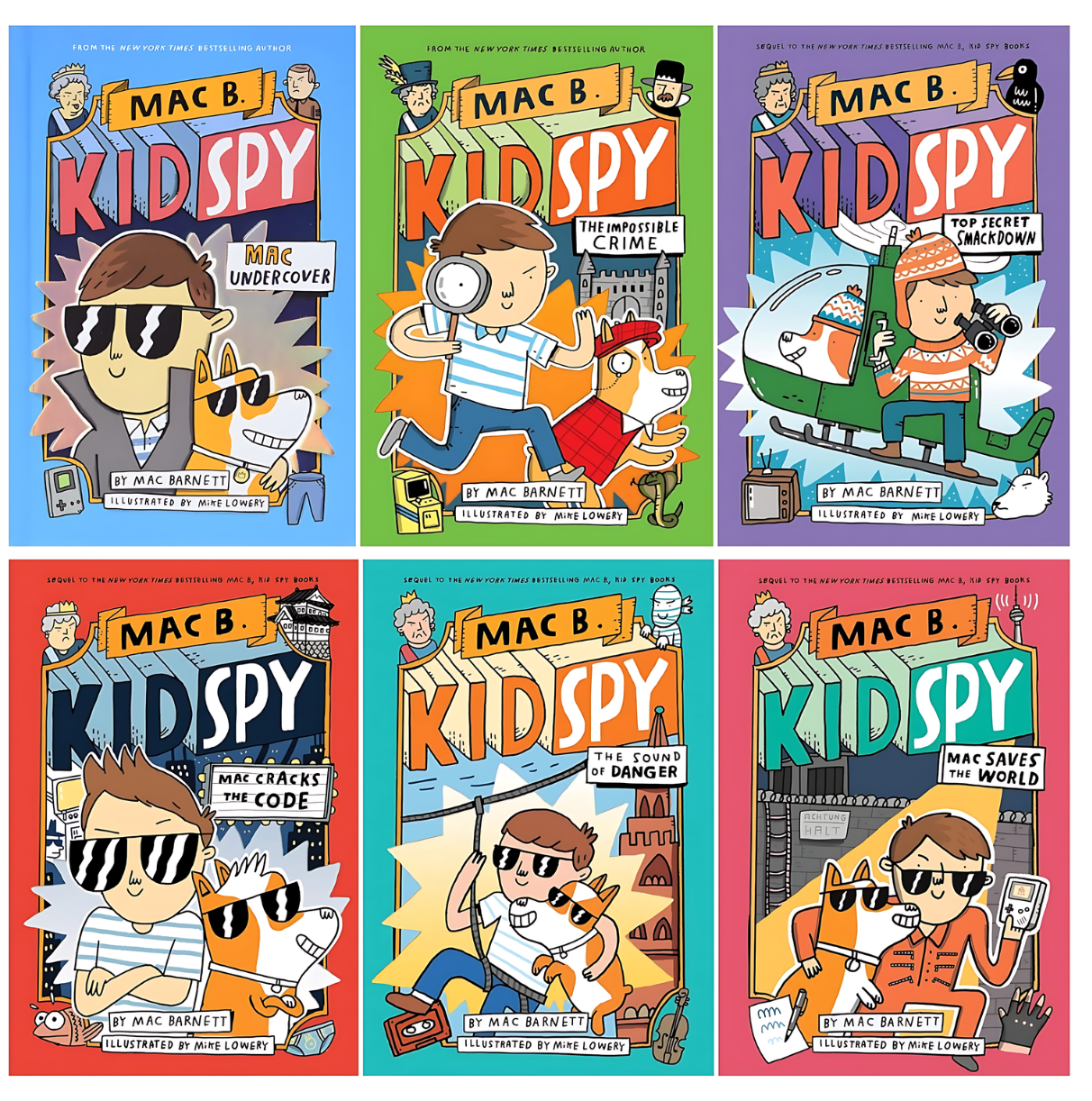 Mac B., Kid Spy Series 6 Books Set