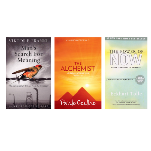 Man's Search For Meaning + The Alchemist + The Power Of Now Combo