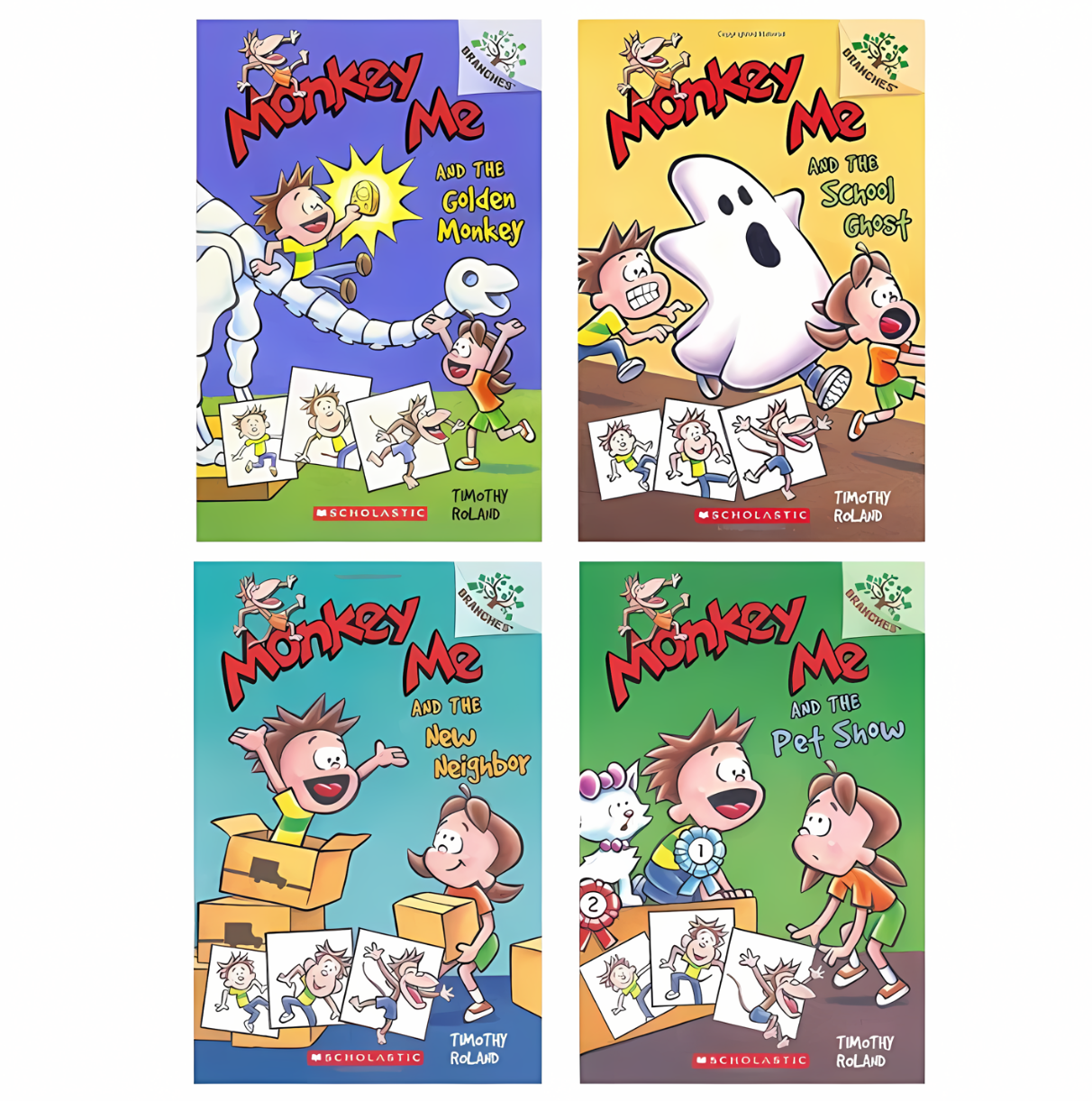 Monkey Me Monkey Boy 4 Books