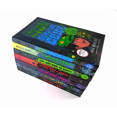 The Last Kids On Earth Series Books 1 - 7 Collection Set By Max Brallier (Last Kids On Earth, Zombie Parade, Nightmare King, Cosmic Beyond, Midnight Blade