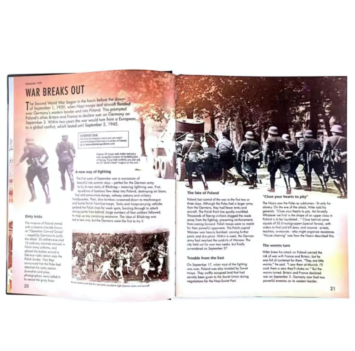 Usborne the Introduction to the First/Second World War 2 books