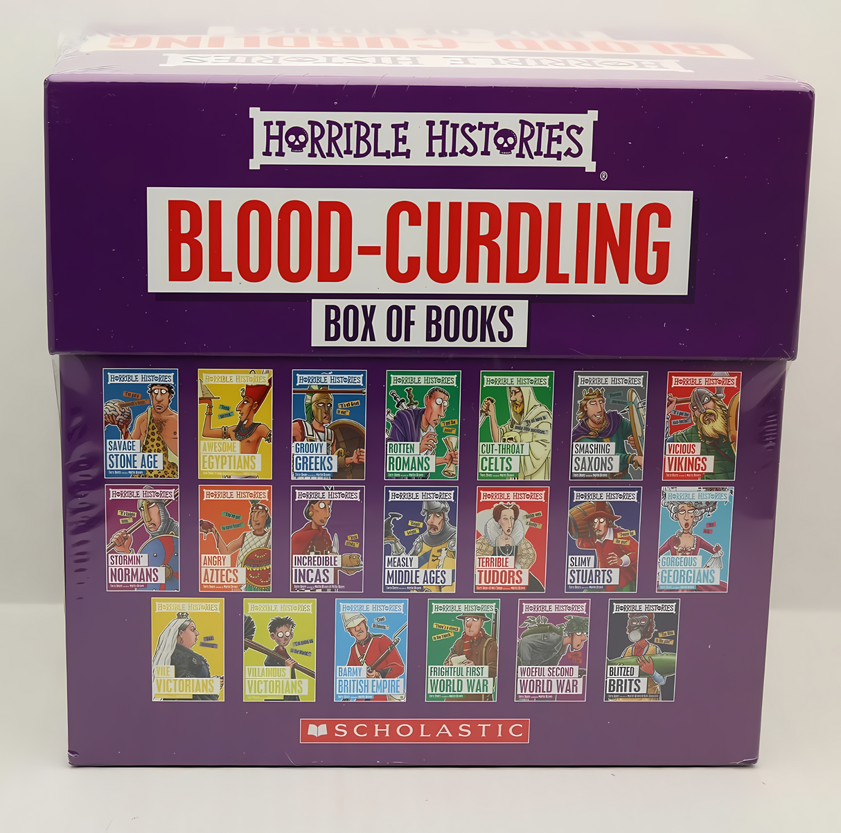 Horrible Histories Blood-Curdling box of book: 20 books