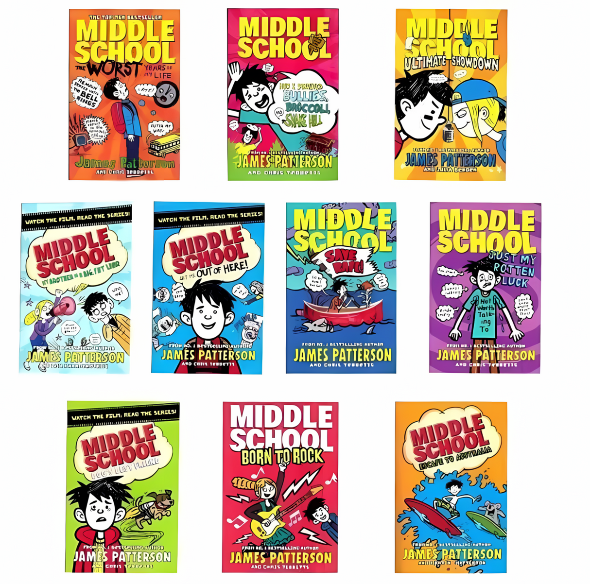 James Patterson Middle School 10 Books