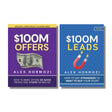 Two books by Alex Hormozi on a white background