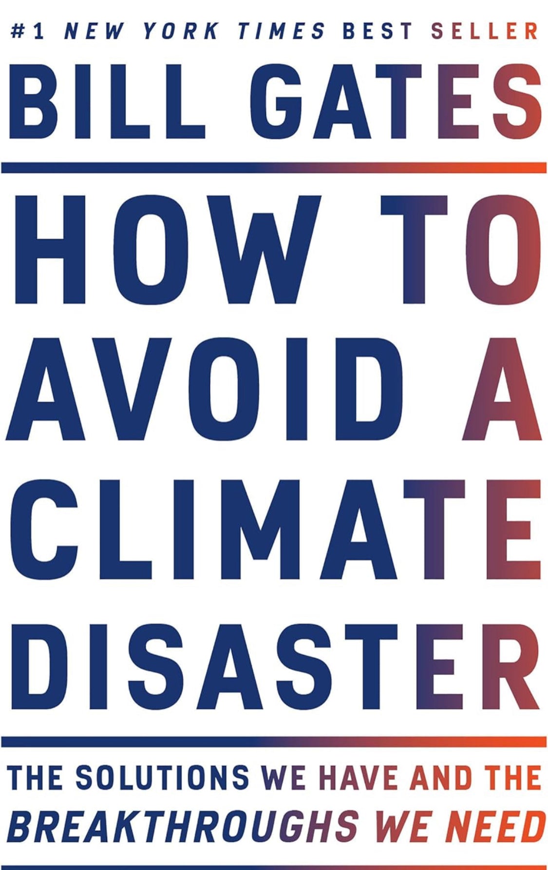 How to Avoid a Climate Disaster