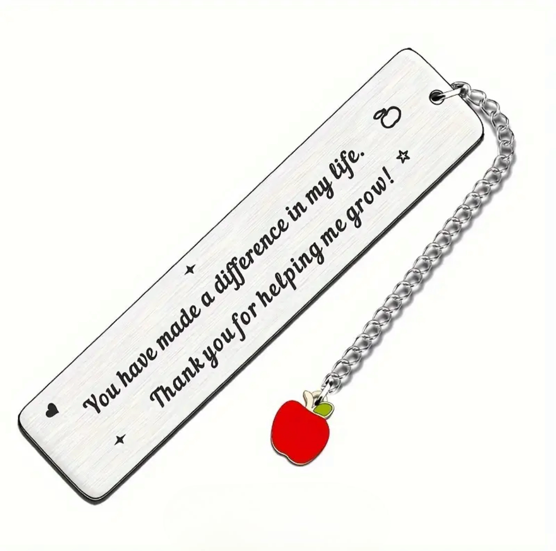 Stainless Steel Bookmark, Thank You Gift, Bookmark Gift