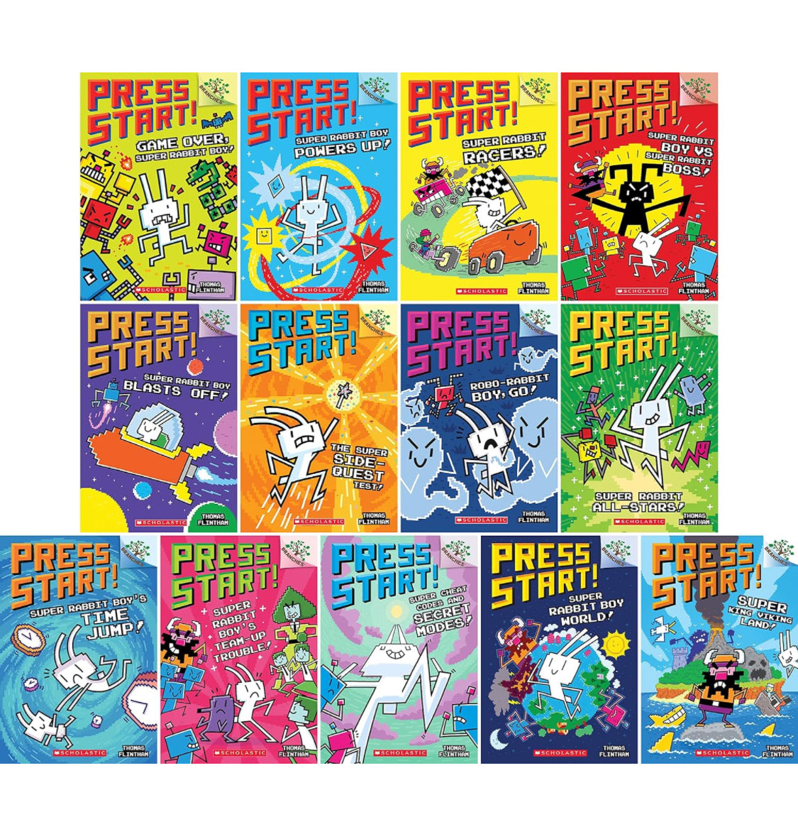 Press Start! Complete Series Set (Books 1-13)