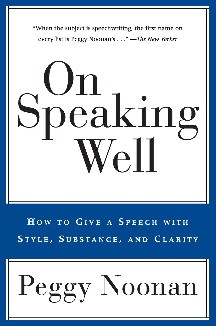 On Speaking Well