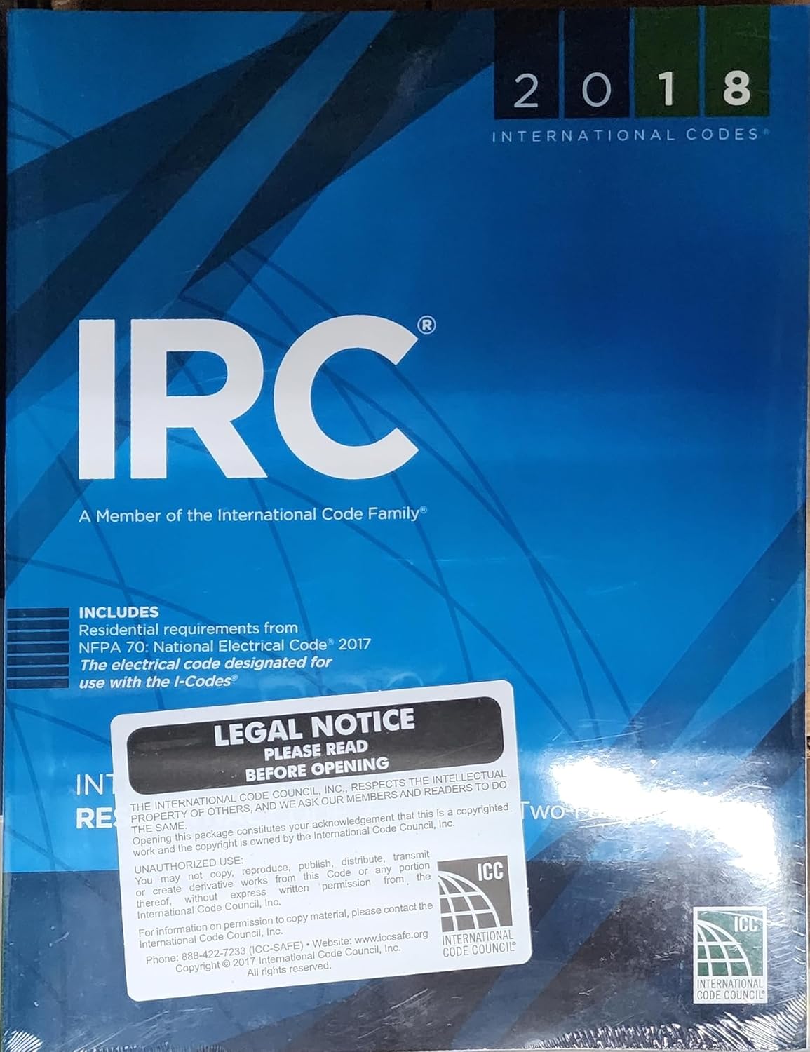 2018 International Residential Code for One- and Two-Family Dwellings