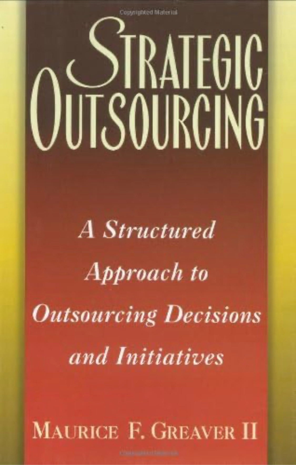 Strategic Outsourcing