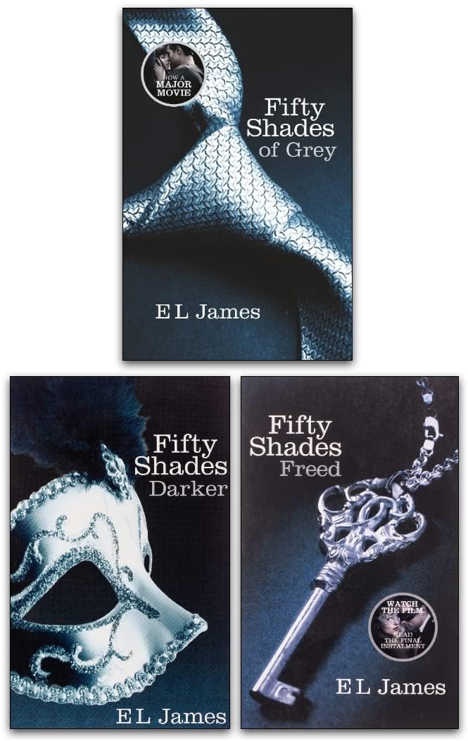 E L James Fifty Shades Series 3 Books Collection Set