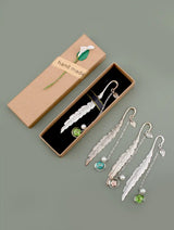 Beautiful Metal Flower Pendant Bookmark - Perfect
Gift Idea!