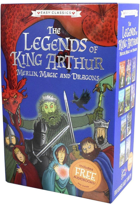 The Legends of King Arthur Merlin, magic and dragons 10 books boxed set