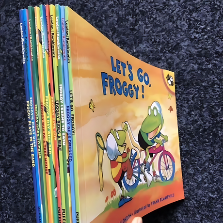 I Can Read Froggy Kids Classical Story Children Early Education English Picture Story Reading Book (10 books)