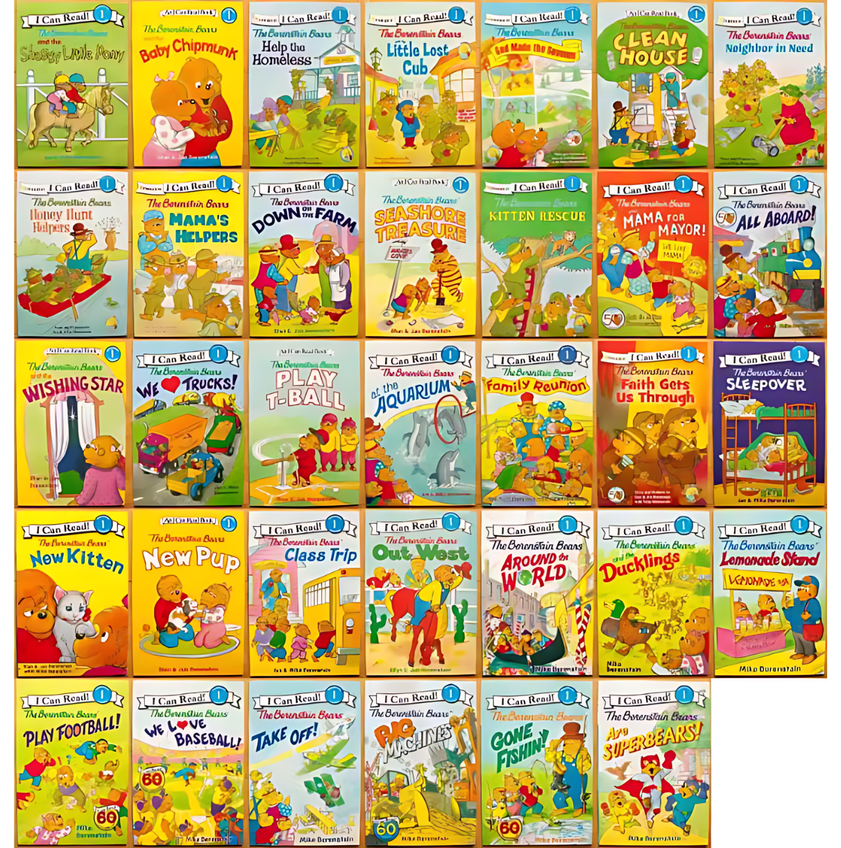 I can read The Berenstain Bears 34 books