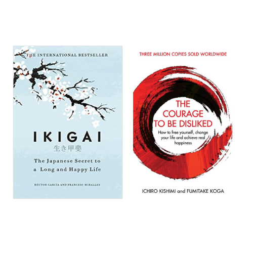 Ikigai + The Courage To Be Disliked Combo