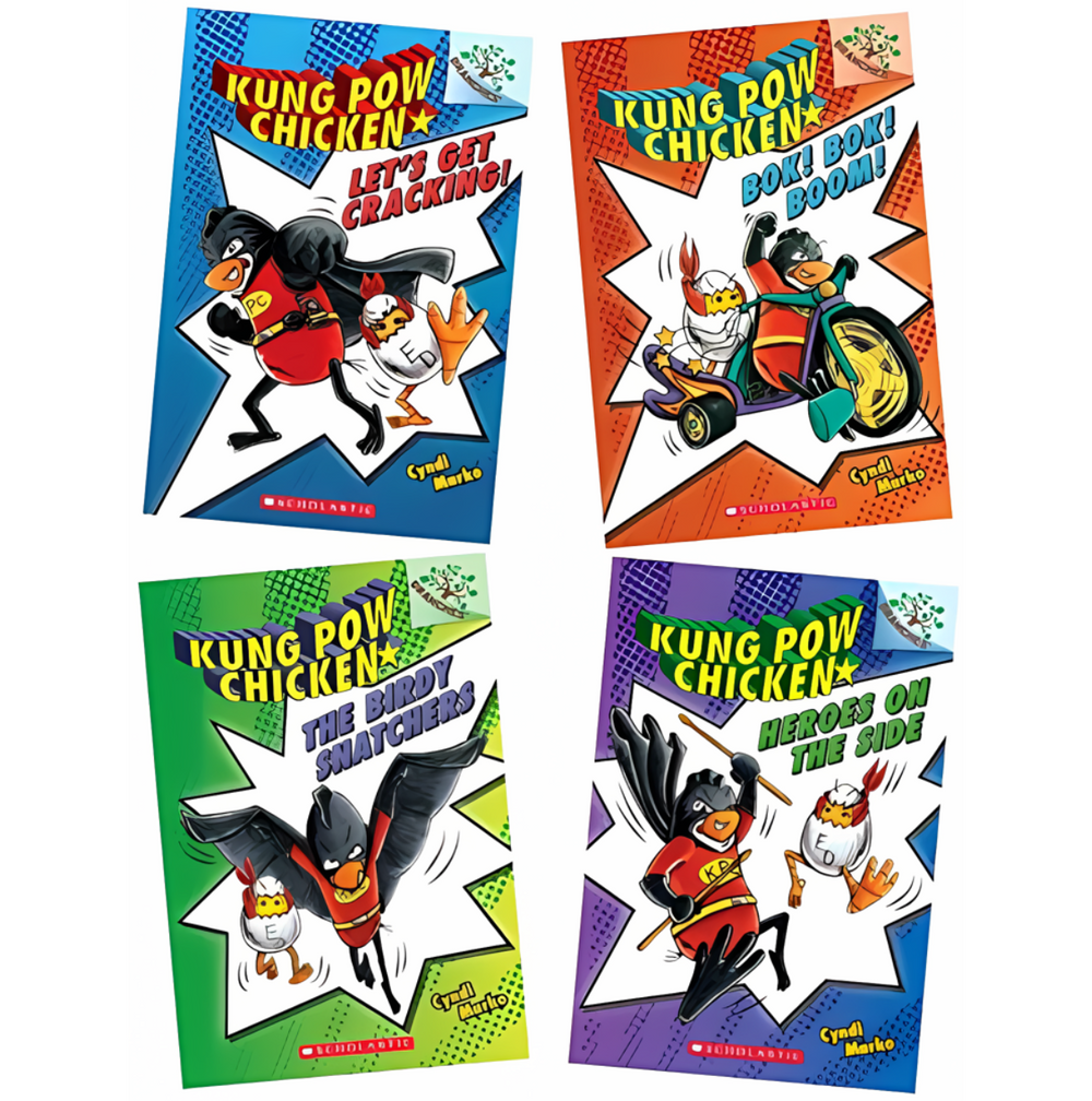 Kung Pow Chicken Set of 4 Books – ReadMoreDXB