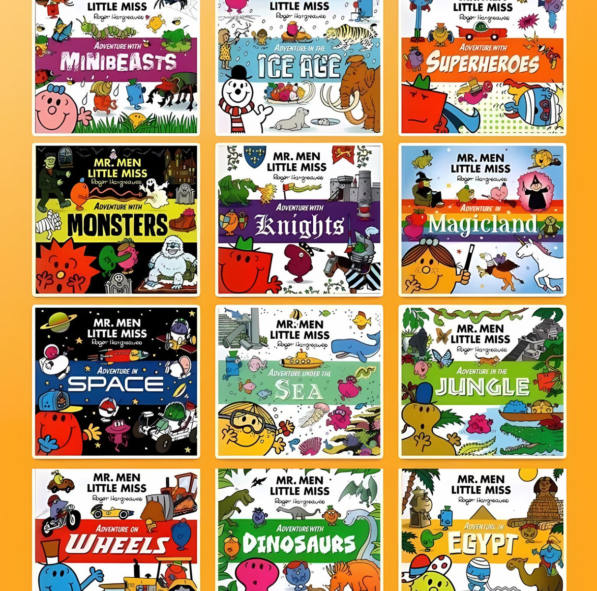 Mr. Men and Little Miss Adventures collection 12 books