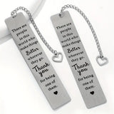 Personalized Stainless Steel Bookmark