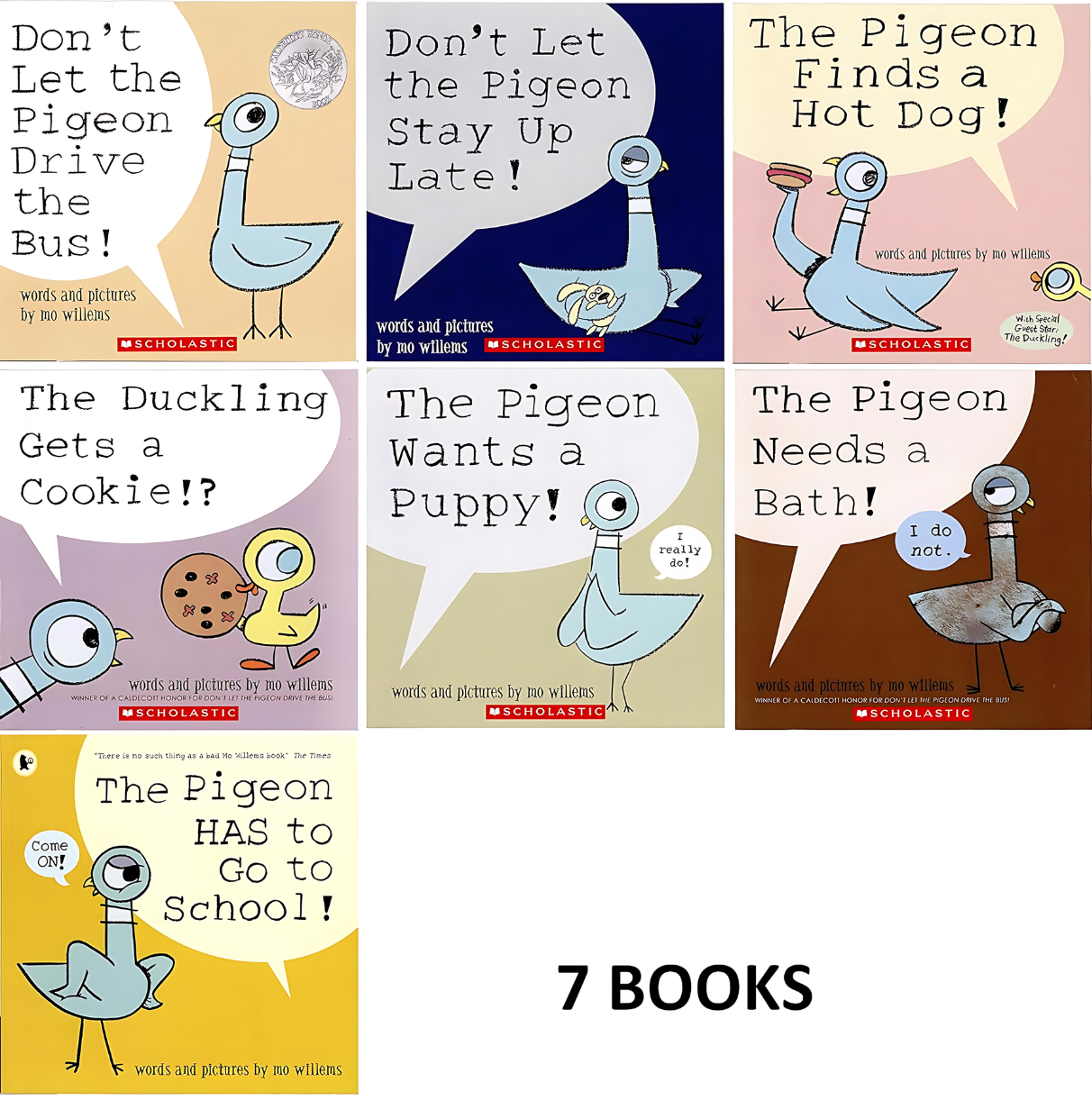 Pigeon Series 7 Book Set