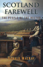 Book cover of 'Scotland Farewell: The People of the Hector' by Donald Mackay, featuring a scene with a man and woman by a dock.