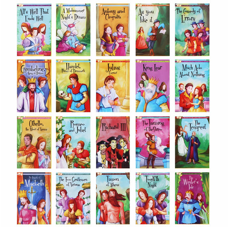 Shakespeare Children's Stories 20 Books Collection