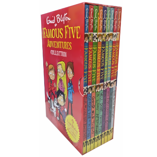 The Famous Five Adventures Collection: Colour Short Stories Slipcase of 9 Book