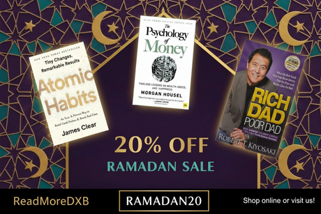 ReadMoreDXB Ramadan Sale Banner - 20% Off