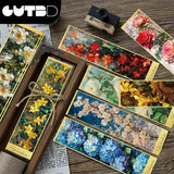 Vibrant Artistic Garden Oil Painting Bookmark (FREE)