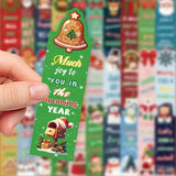 Christmas Themed Cartoon Bookmark (FREE)