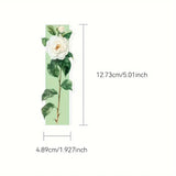 ibrant Artistic Flower Bookmark